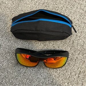 BattleVision HD Polarized Tactical Sunglasses Wraparound Z22-1722 BulbHead Black